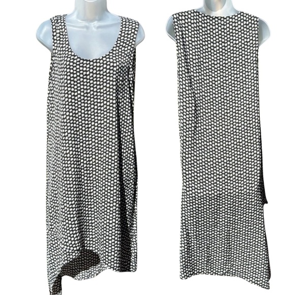 Liverpool Dresses & Skirts - Liverpool Sleeveless U-Neck‎ Dress with Asymmetric Hem M